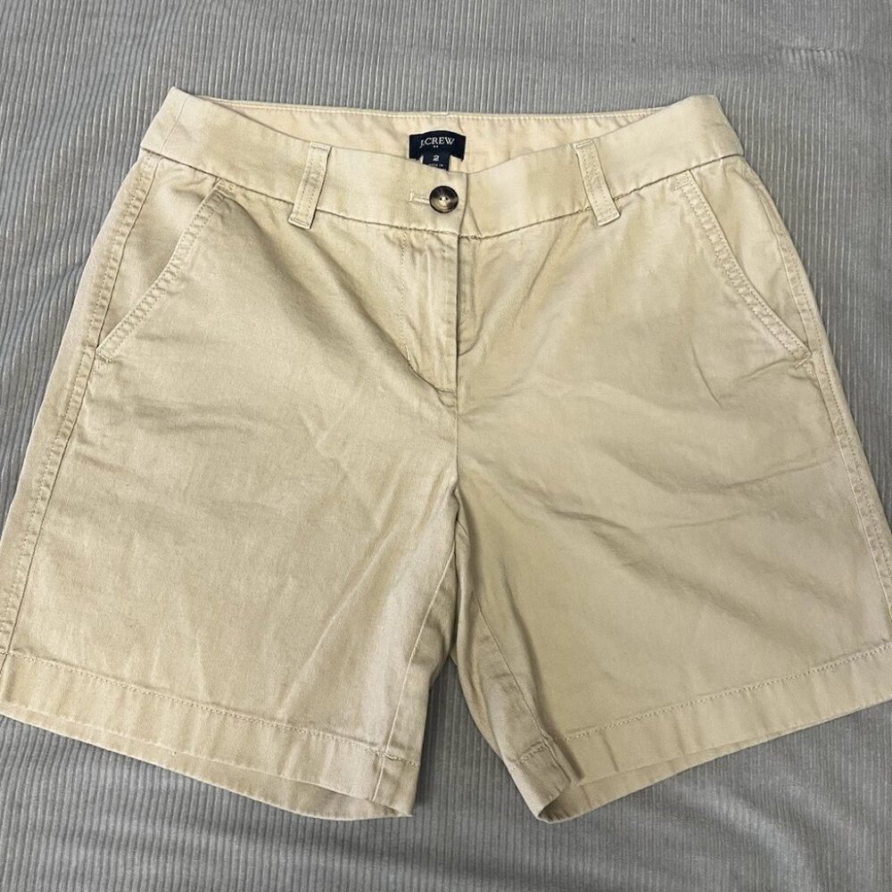 J.Crew Size 2 Khaki Shorts